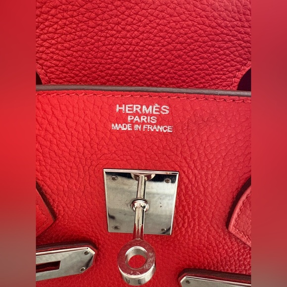 Hermes Birkin 35 Rouge Capuccine Togo SHW P◾️ - Picture 5 of 16